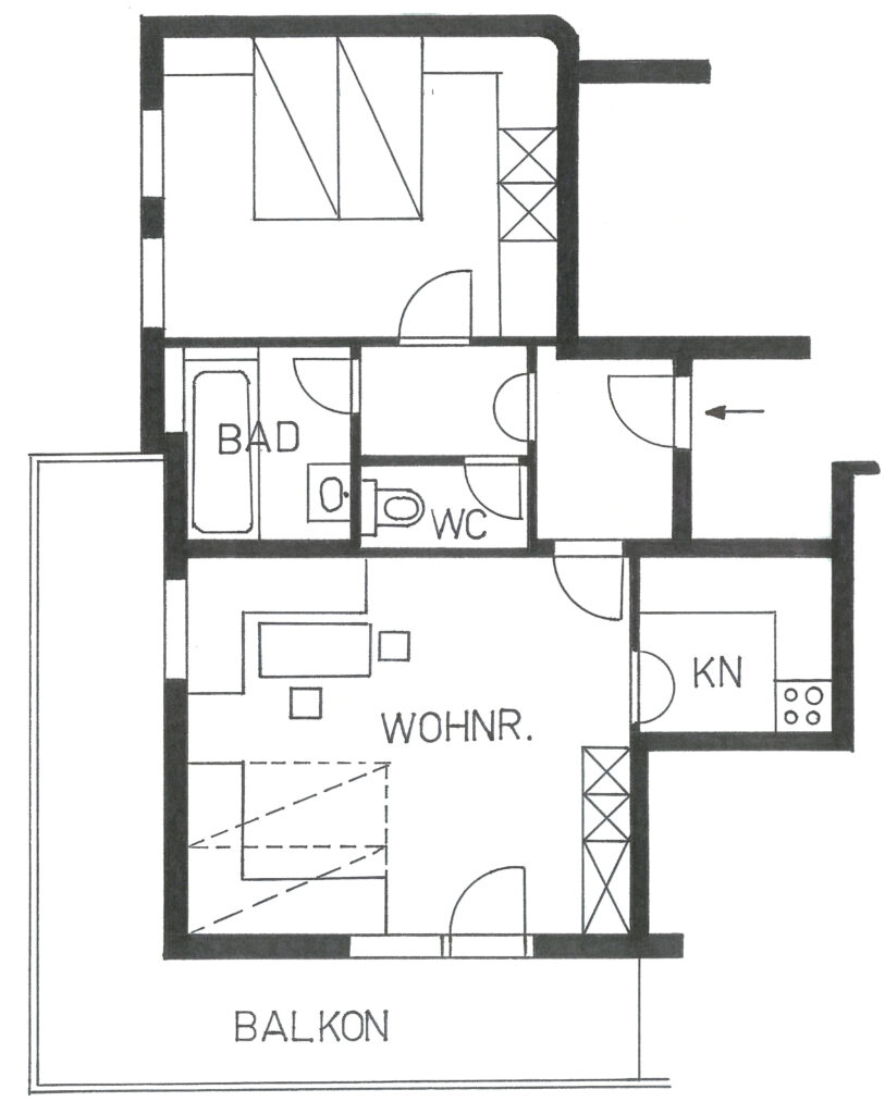 Plan Obergeschoss